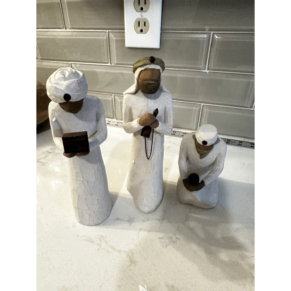 Willow Tree Vintage 2000 Nativity THREE WISEMEN Set Figures Susan Lordi Demdaco